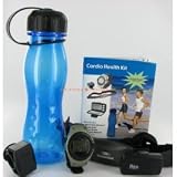 buy cheap price Bios Cardio (heart) Health Kit FP710, Heart Rate Monitor/Pedometer/Water Bottle/Exercise Manual