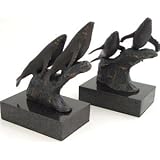 Bronzed Humpback Whale Bookends