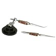 Third Hand Soldering Base & 2 Locking Tweezers