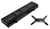 IMAGE OF Extended Performance Replacement Battery for select DELL Latitude Model Laptop / Notebook / Compatible with Dell 312-0762, 312-0769, 451-10616, KM742, KM769, Latitude: E5400, E5410, E5500, E5510 ( 6 Cells, 4800 Mah ) - Includes Expandable Base Silent Notebook Cooler pad
