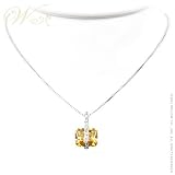 STUDIO 925: *FIREBOLT CANARY 4.2 TCW CZ PENDANT*