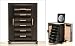 Small Milano Armoire - Ebony MS-36