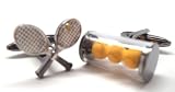 Tennis Balls and Racquet Cufflinks Cuff Links Sports Sport Athletic
