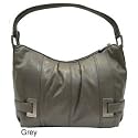 MICHAEL Michael Kors Iona Medium Top Zip Grey Shoulder Bag