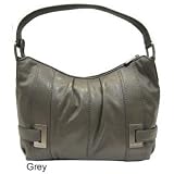 MICHAEL Michael Kors Iona Medium Top Zip Grey Shoulder Bag