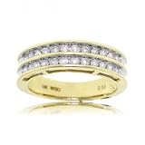 14KT Yellow Gold Wedding Ring Band 1/2 Carat Diamonds