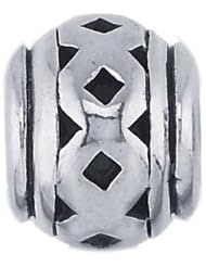Frolic Sterling Silver Lattice Slider Charm
