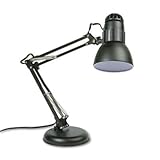 Ledu L445BK Professional Fluorescent/Incandescent Swing Arm, Clamp-on Lamp