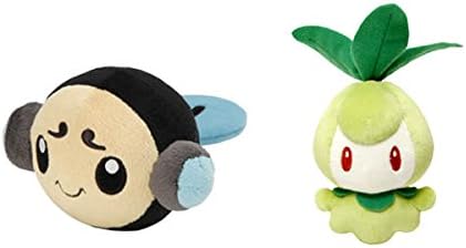 Set of 2 Pokemon Center Japan Stuffed Plush Toys- Tympole &amp; Churine