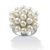 Cultured Pearl Cluster Ring