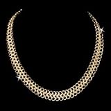 Chain Maille 18 Inch European 4-in-1 Necklace Jewelry Kit- 1PK/Gld & Slvr