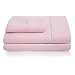 LINENSPA Ultra Soft, Wrinkle Resistant Double Brushed Microfiber Sheet Set - Deep Pocket Design - Twin, Pink