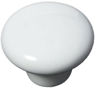 Decoration Art 32mm Cartoon Shape Ceramic Cabinet Drawer Door Pull Knobs Handle Multicolor (White)