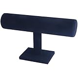 Black Velvet Bracelet T-Bar Jewelry Display Bangle