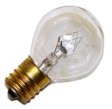 30 watt 120 volt T8 Intermediate Screw (E17) Base Clear Incandescent Light Bulb