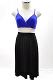 INC International Concepts Sleeveless Tiered Color-block Dress