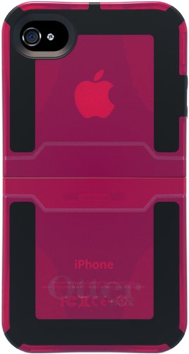 OtterBox Reflex Series for iPhone 4 and 4S - Retail Packaging - Pink Transparent