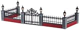 6 each: Lighted Wrought Iron Fence (54303)