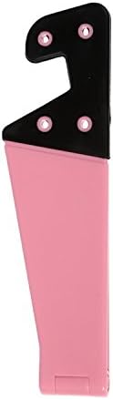 Wire Factory V-shaped Phone Support PAD Tablet General Creative Lazy Folding Portable Bracket - For iPhone iPad Samsung Galaxy HTC and other Mobile Phones Tablet (Pink)