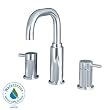 American Standard One Two-Handle Widespread Lavatory Faucet with Metal Speed Connect Pop Up Drain and Lever Handles