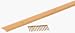 M-D Building Products 40132 Metal Seam Binder In Hardwood Finish