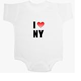 I Love New York Baby Ultrasoft Onesie
