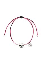 Laf Playmobil Pulsera Cabeza Hilo Chico Rosa / Negro