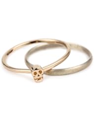 Bing Bang "Memento Mori" Tiny Skull Ring Set