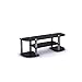 Furinno 11058EX/BK Turn-S-Tube Wide TV Entertainment Center, Espresso/Black