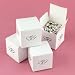 White Linked At Heart Favor Boxes Image