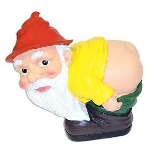 Mooning Lawn Gnome