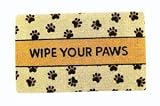 Extra Thick Wipe Your Paws Coir Fiber Doormat 18 x 30