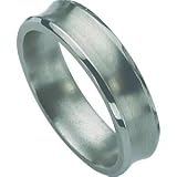 Titanium 6mm Brushed Ring Size 10