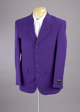 New Men's Four Button Single Breasted Purple Business Dress Suit