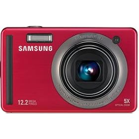 Samsung 12MP Dig Camera 5X Opt 3.0IN LCD Red by 
