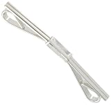 Silver Plated Mens Collar Clip Double Tube Bar 2