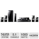 Samsung HT-E5500W HTIB 5.1 Channel 3D Blu-ray 1000-Watt Home Theater System