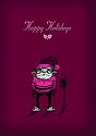 "Happy Holidays/awkward" by Bald Guy Greetings, 8 cards per box (Pack of 2)
