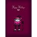 "Happy Holidays/awkward" by Bald Guy Greetings, 8 cards per box (Pack of 2)