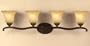 AF Lighting Serenity Four Light Vanity Wall Bracket Light