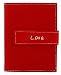 4X6 1-UP 36 PHOTOS EXPRESSIONS EMBROIDERED MAGNETIC STRAP ALBUM - RED Like - Photo Album