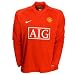 Nike Manchester United Home 07/09 Soccer Jersey - Long Sleeve (USA Size: L)