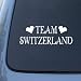 TEAM SWITZERLAND - Twilight - Vinyl Car Decal Sticker #1878 | Vinyl Color: White