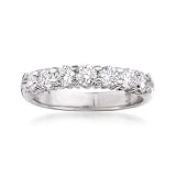 1.00 ct. t.w. Diamond Wedding Ring In 14kt White Gold