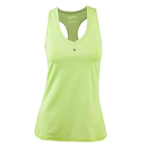 UFC Women's Octagon Kinetic T-Back Training Tank Top, Lime, X-Small