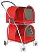 Red Double Decker Pet Stroller