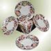 The Queen's Treasures Antique Rose Pattern Fine China Cup Cake Plates