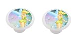 Tinkerbell & Butterfly Set of 2 Decorative Drawer Knobs