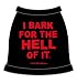 Dog Clothes, Pet Clothes, Dog Tank Top I Bark for the Hell of It XL