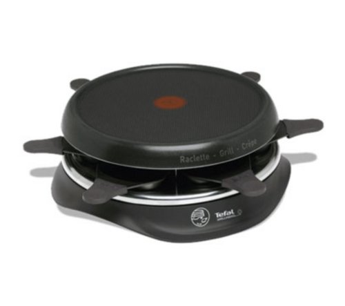 Tefal RE505012, Raclette Grill Crepier Invents, 6 coppette colore: Ciliegia Tefal RE505012, Raclette Grill Crepier Invents, 6 coppette colore: Ciliegia